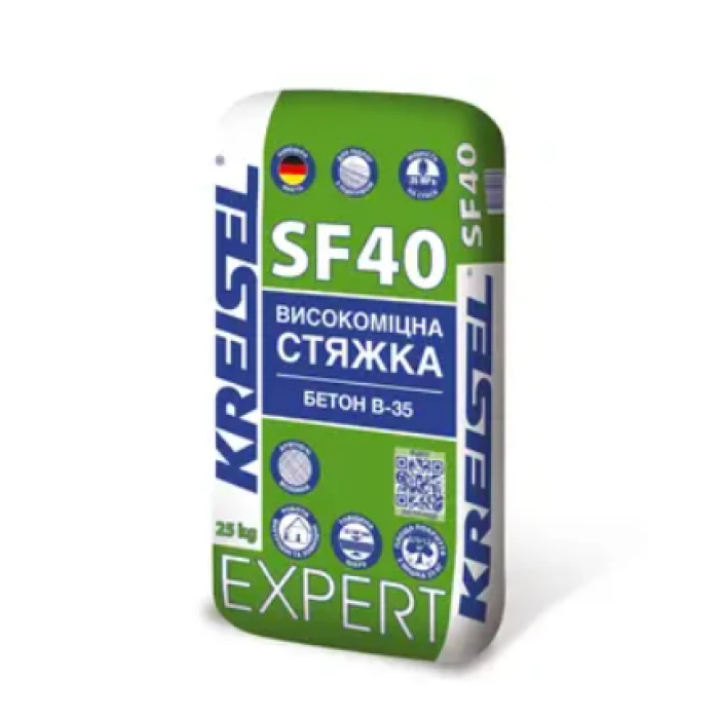 Стяжка напольная высокопрочная Крайзель (Kreisel) EXPERT SF40 (от 10 мм. - 100мм) 25 кг