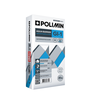 Гидроизоляционная смесь Polimin (ПОЛИМИН) G I-1 (аква-барьер)  25кг