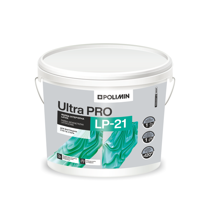 Краска интерьерная Полимин (Polimin) LP-21 Pro База 1 (14кг )