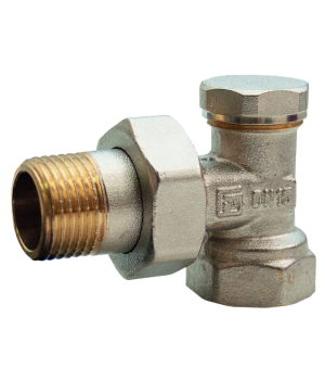 Кран радиаторный нижний угловой Fado Classic 1/2" KR02