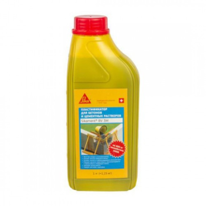 Пластифікатор для бетону та теплої підлоги SIKA BV3 M UA/20 (1 кг)