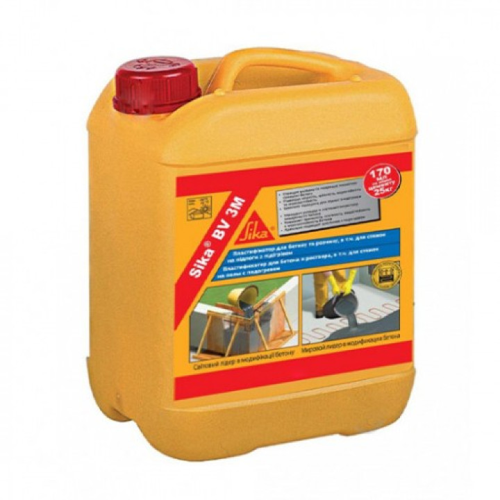 Пластификатор для бетону и теплых полов SIKA BV3 M UA/КА  (6 кг)  
