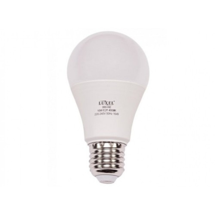 Лампа LED Luxel A-60 10W E-27 060-NE 4000К
