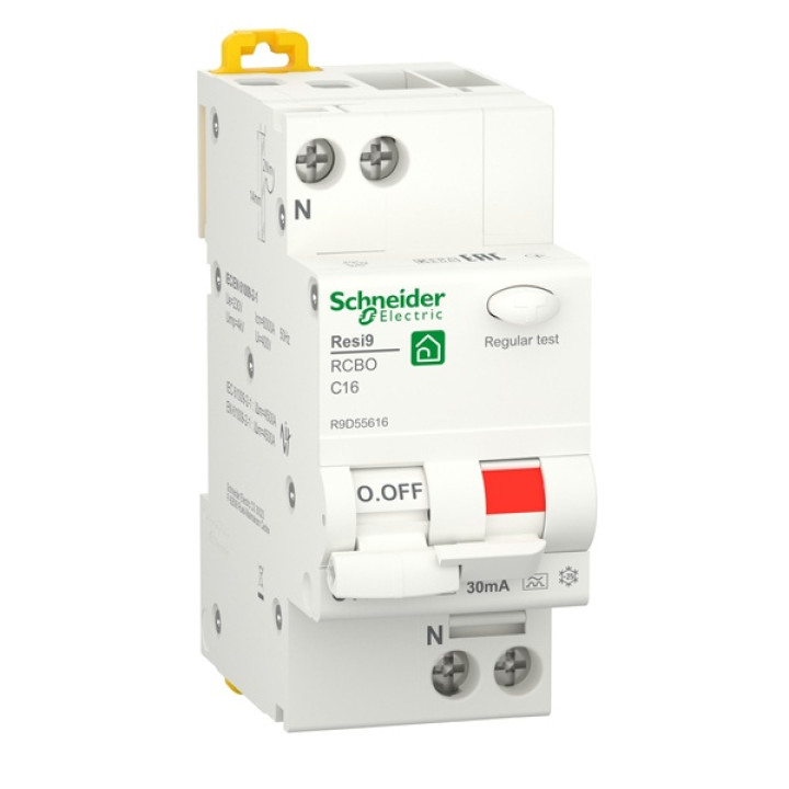 Діфавтомат Schneider 2П 16А 30мА RESI9