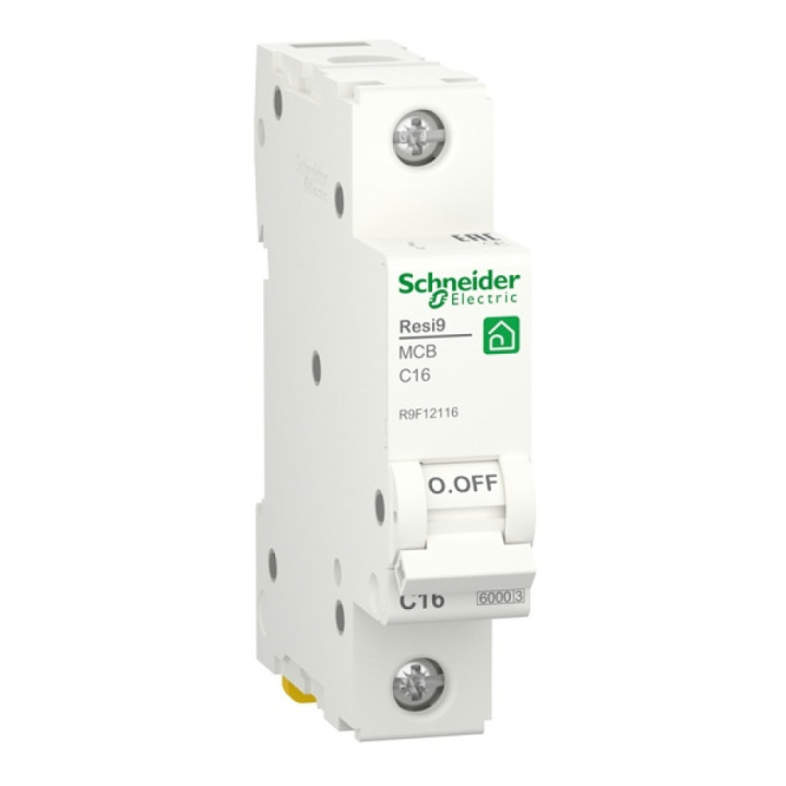 Выключатель автоматический Schneider 1П 16А RESI9