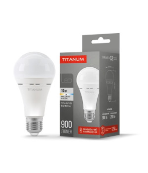 Лампа LED акумуляторна Videx TITANUM A68 10W E27 4000K 220V