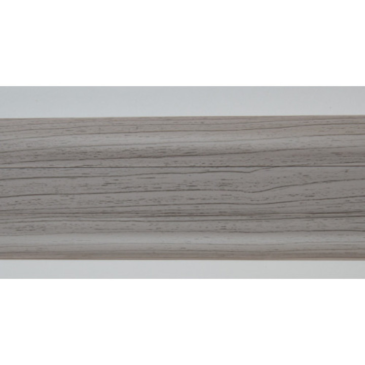 Пластиковый плинтус LINE PLAST L004 (ясень) (2,5м)