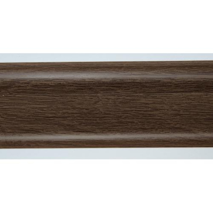 Пластиковый плинтус Line Plast L021 (дуб жженый) (2,5м)