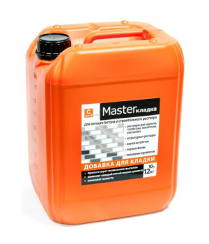 Пластификатор для кладки Coral Master Кладка (Корал) (10л)