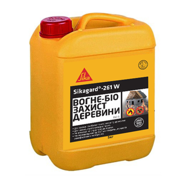 Огнебиозащита для древесины для наружных работ SIKA Sikagard-261 W Kа (5л)