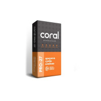 Клей для пенопласта армирующий Корал (Coral) Pro-27 25кг