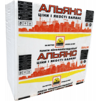 Пенопласт BUILDER АЛЬЯНС М-25 EPS-30 (1*1) (100мм)
