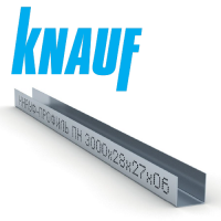 Профіль для гіпсокартону КНАУФ (Knauf) UD 28/27/0.6 (3м)