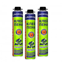 Піна-клей професійна всесезонна Lacrysil (ЛАКРОСИЛ) 800 мл. (950г.)