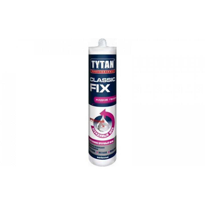 Монтажный клей Tytan Classic Fix (310 мл.) бесцветный (LQ)