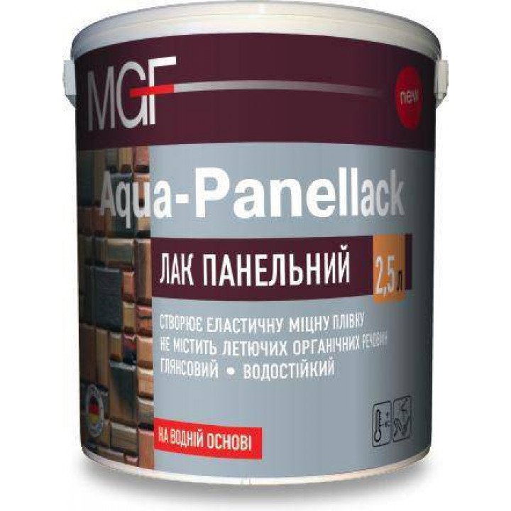 Лак панельний MGF AQUA-PANELLACK (10 л.)