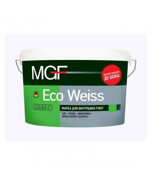 Краска акриловая матовая MGF ECO WEISS М1 (14кг.)