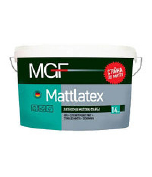 Краска латексная матовая MGF Mattlatex М-100 (14кг)