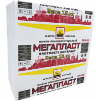 Пенопласт BUILDER МЕГАПЛАСТ М-35 EPS-80 (1*1) (100мм)