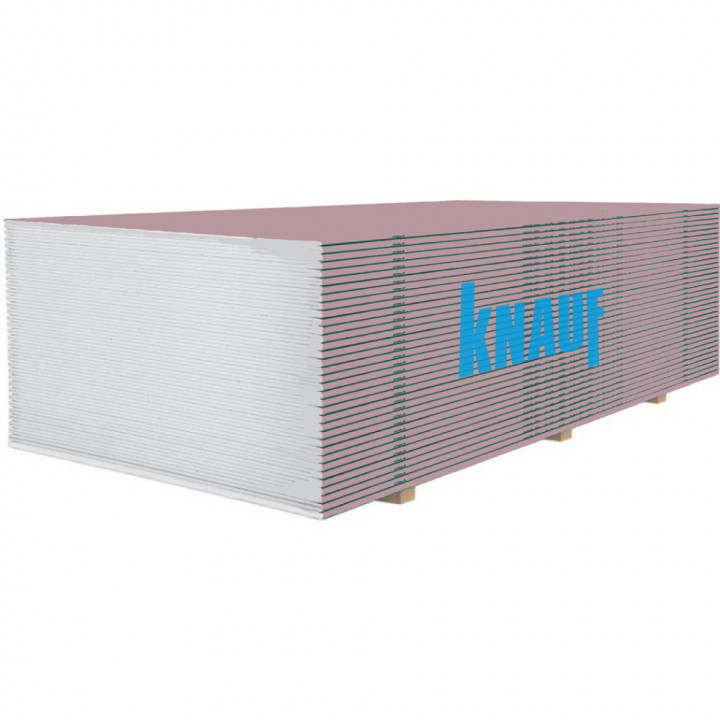 Гипсокартон огнестойкий KNAUF (12,5мм/2,5м)