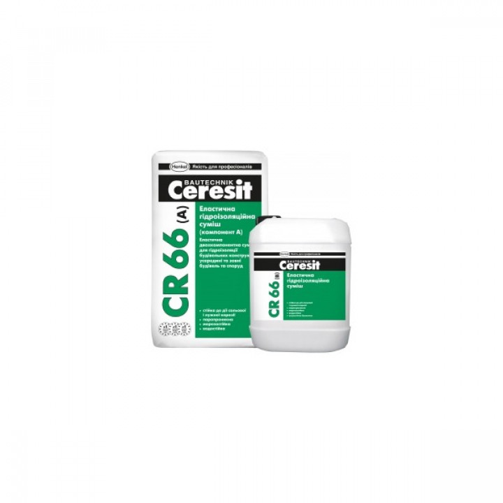 CERESIT CR-66 Эластичная гидроизоляционная смесь 25кг