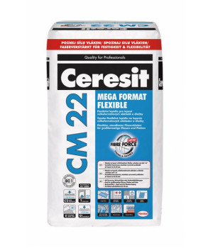 Клей для крупноформатной плитки CERESIT СМ-22 Mega Format Flex (25кг.)